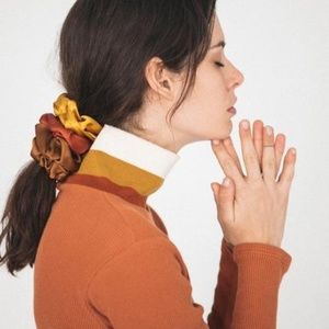 Donni Thermal Turtleneck - Rust - Size XS - NWT